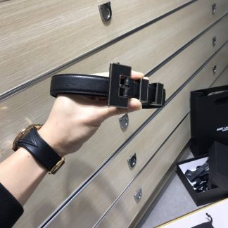 Replica Saint Laurent Monogram Leather Belt