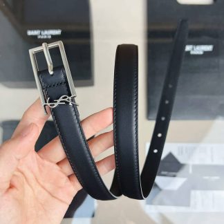 Fake Yves Saint Laurent Cassandre Logo Belt