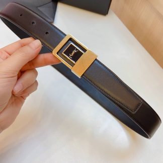 Replica YSL Leather Belt