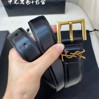 Wholesale Yves Saint Laurent Cassandre Logo Belt