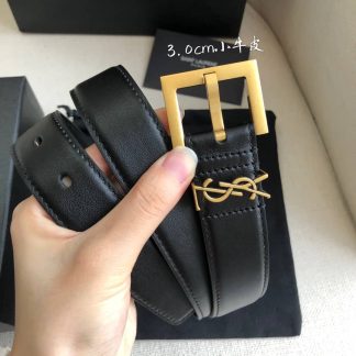 Wholesale Yves Saint Laurent Cassandre Logo Belt