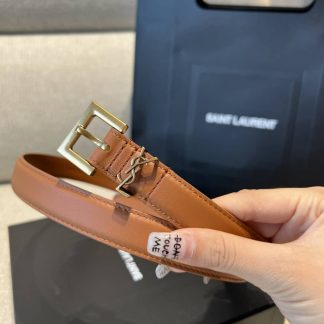 Replica YSL Belt Brown