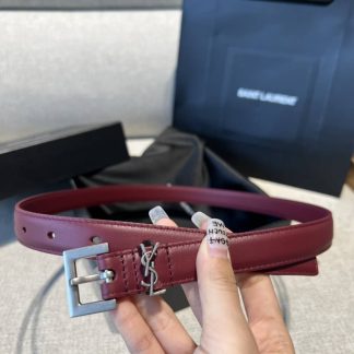 Replica YSL Belt White