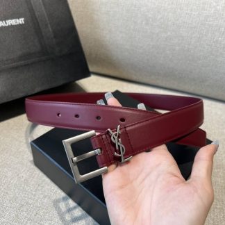 Replica YSL Suede Belt