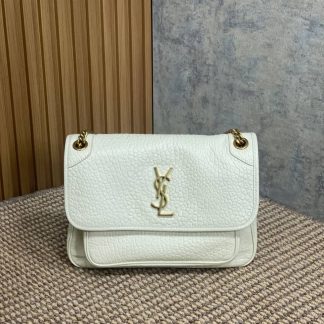 Replica Saint Laurent Medium Leather Niki Shoulder Bag