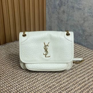 Replica Saint Laurent Small Leather Niki Shoulder Bag