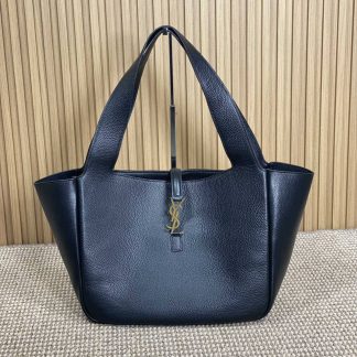 Replica Saint Laurent Le 5 À 7 Bea Leather Tote Shoulder Bag