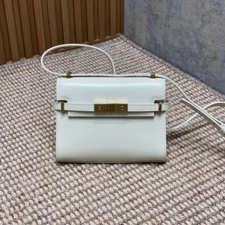 Replica Saint Laurent Mini Manhattan Bag White