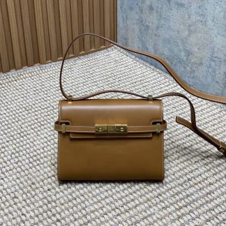 Replica Saint Laurent Mini Manhattan Bag Brown