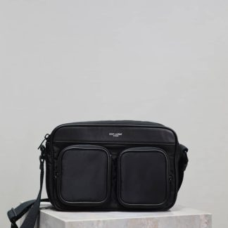 Replica Saint Laurent City nylon crossbody camera bag