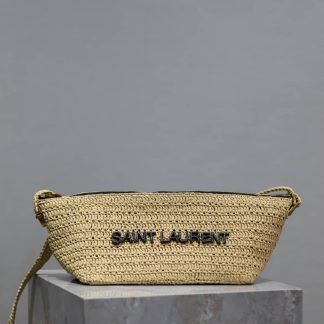 Replica Saint Laurent Raffia Crossbody Bag