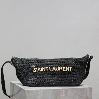 Replica Saint Laurent Raffia Crossbody Bag