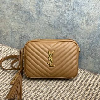 Replica Saint Laurent Calfskin Matelasse Monogram Lou Camera Bag