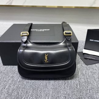 Replica Saint Laurent Charlie Smooth Leather Small Shoulder Bag