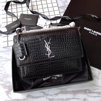 Replica Saint Laurent Sunset Leather Medium Shoulder Bag