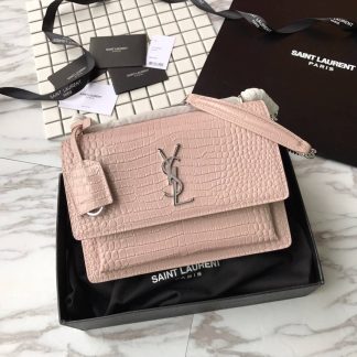 Replica Saint Laurent Sunset Leather Medium Shoulder Bag