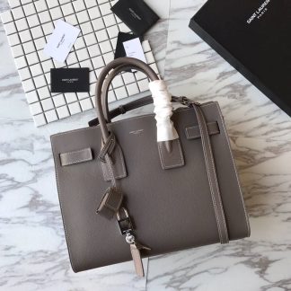 Replica Saint Laurent Grained Calfskin Sac De Jour Medium Tote Bag