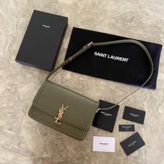 Replica Saint Laurent Smooth Calfskin Solferino Medium Satchel Shoulder Bag