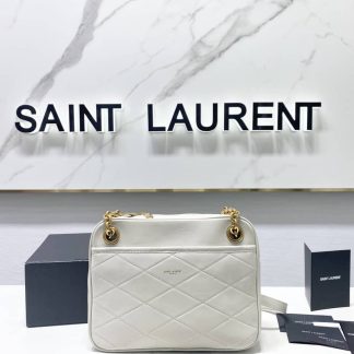 Replica Saint Laurent Le Maillon small leather satchel shoulder bag