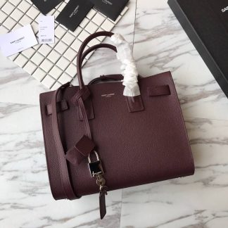 Replica Saint Laurent Sac De Jour Grained Calfskin Leather Small Tote Bag