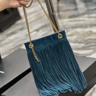 Replica Saint Laurent Suede Small Grace Shoulder Bag