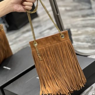 Replica Saint Laurent Suede Small Grace Shoulder Bag