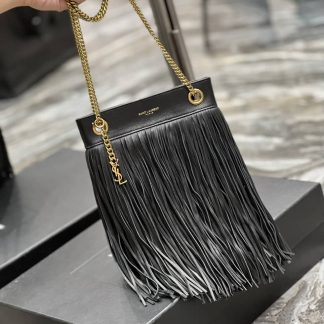 Replica Saint Laurent Leather Small Grace Shoulder Bag