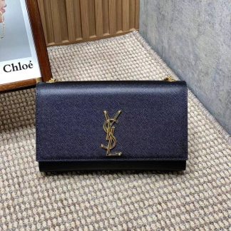 Replica Saint Laurent Kate Monogram Leather Small Shoulder Bag