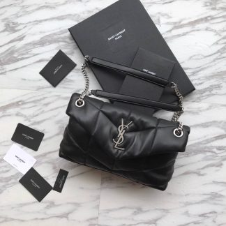 Replica Saint Laurent Loulou Puffer small leather shoulder bag