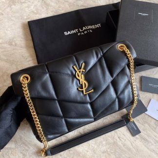 Replica Saint Laurent Loulou Puffer small leather shoulder bag