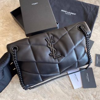 Replica Saint Laurent Loulou Puffer small leather shoulder bag