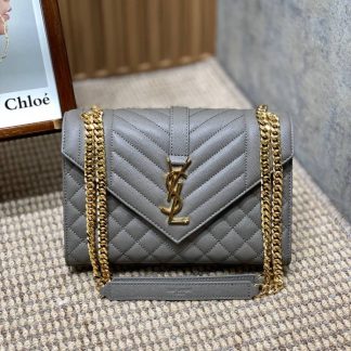 Replica Saint Laurent Envelope Chain Medium Shoulder Bag