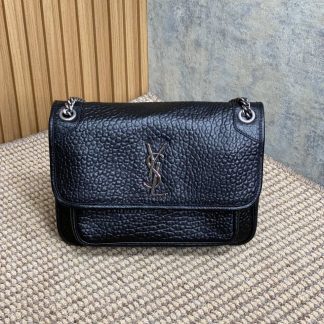 Replica Saint Laurent Lambskin Leather Niki Shoulder Bag