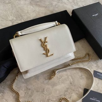 Replica Saint Laurent Sunset Calfskin Small Shoulder Bag