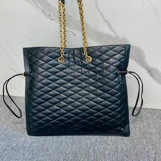 Replica Saint Laurent Pochon Matelassé Leather Shoulder Bag