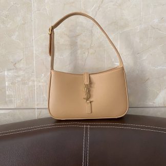 Replica Saint Laurent Womens Le 5 À 7 Smooth Leather Hobo Bag