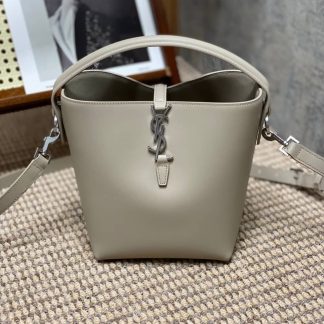 Replica Saint Laurent Le 37 Leather Small Bucket Bag