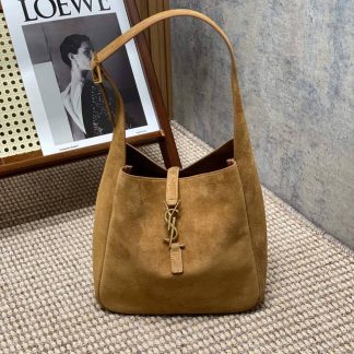 Replica Saint Laurent Le 5 A 7 Supple Suede Small Hobo Bag