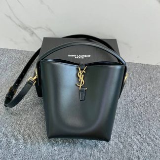 Replica Saint Laurent Le 37 Micro In Shiny Leather Shoulder Bag