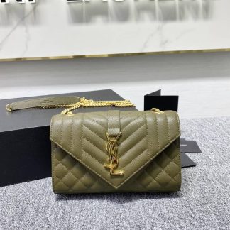 Replica Saint Laurent Monogramme Matelassé Quilted Calfskin Shoulder Bag