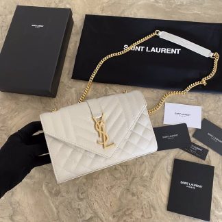 Replica Saint Laurent Monogramme Matelassé Quilted Calfskin Shoulder Bag