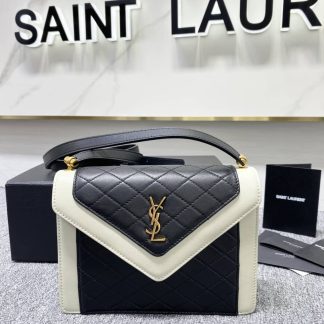 Replica Saint Laurent Gaby Quilted Lambskin Shoulder Bag