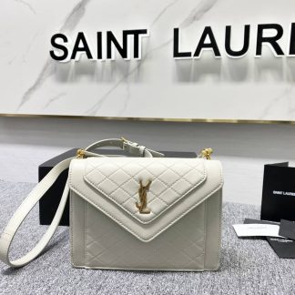 Replica Saint Laurent Gaby Quilted Lambskin Shoulder Bag