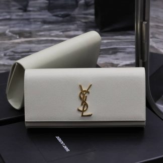 Replica Saint Laurent Classic Kate Calfskin Leather Clutch