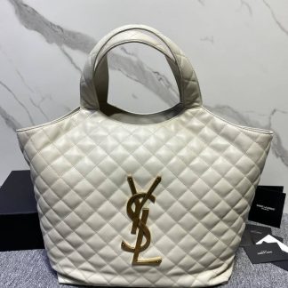 Replica Saint Laurent Maxi Icare Quilted Tote Bag