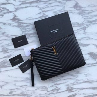 Replica Saint Laurent Monogram Matelassé Leather Tablet Pouch