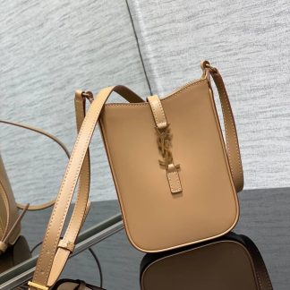 Replica Saint Laurent Le 5 à 7 Mini Leather Shoulder Bag