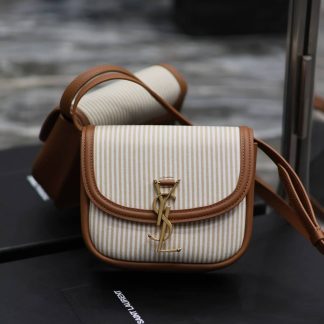 Replica Saint Laurent Kaia Shoulder Bag White Beige