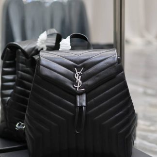 Replica Saint Laurent Monogram Loulou Calfskin Y Quilted Backpack