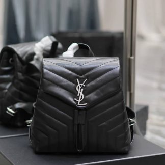 Replica Saint Laurent Monogram Loulou Calfskin Y Quilted Backpack